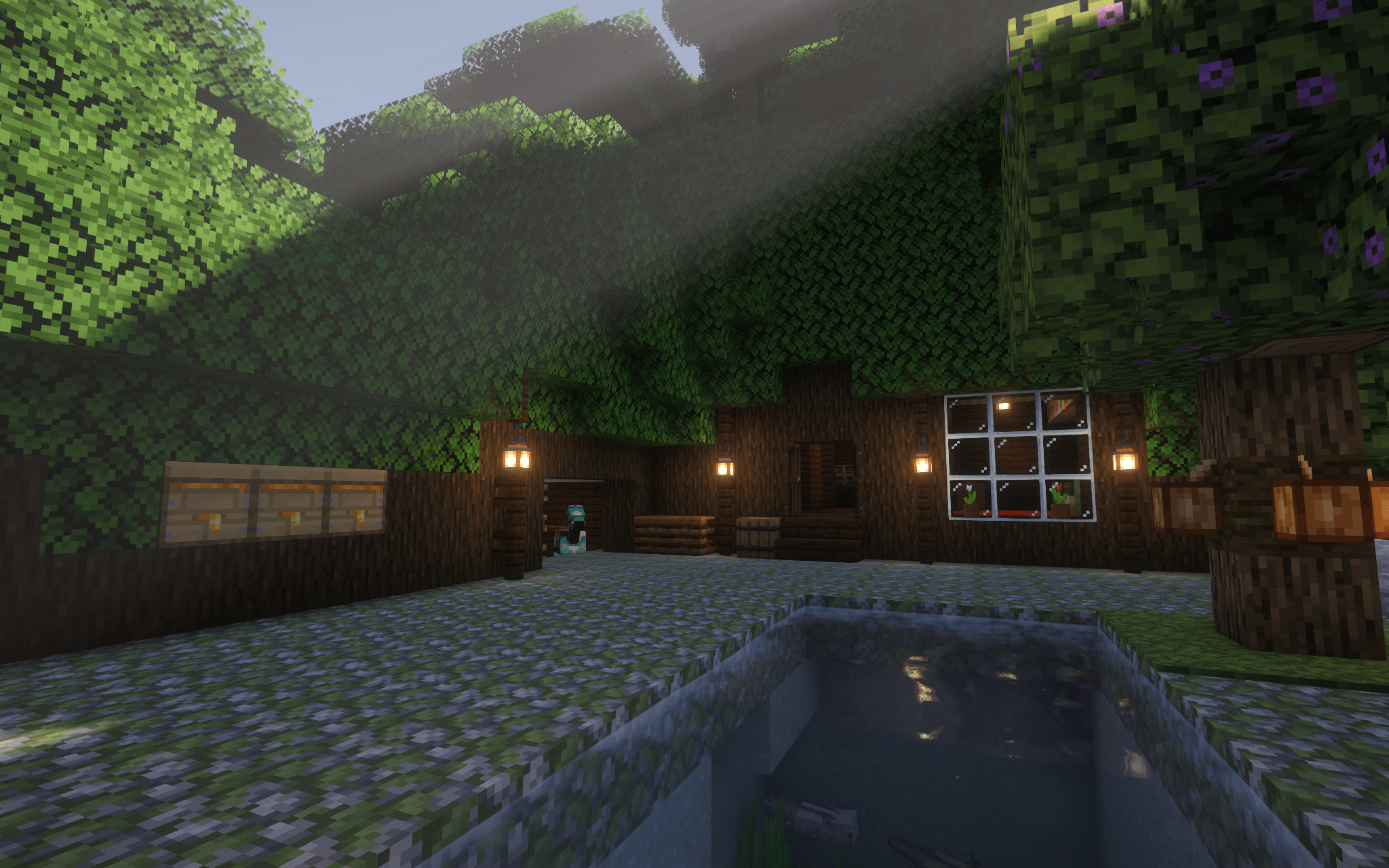 Minecraft residence, front view