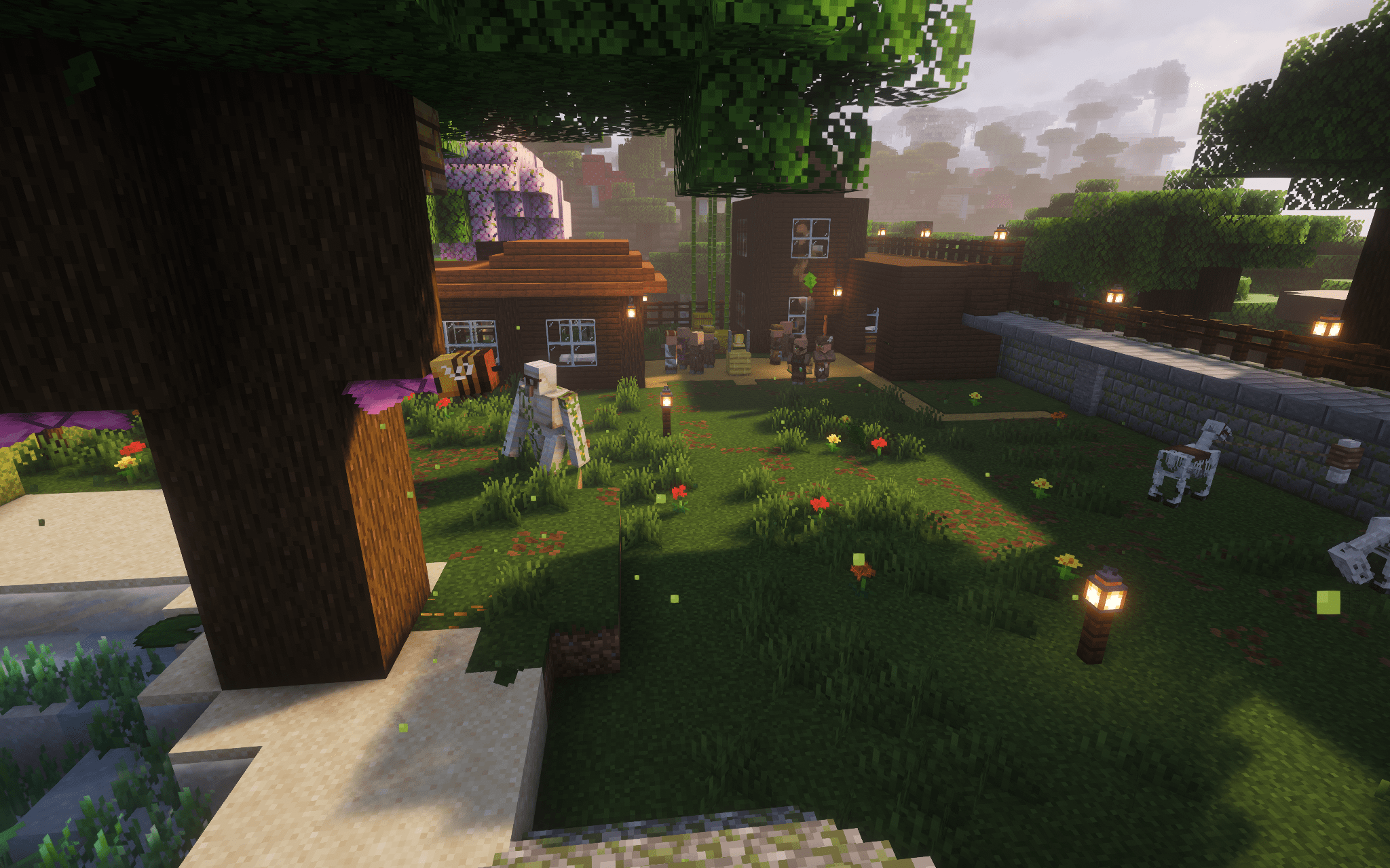 Outside village, second stage