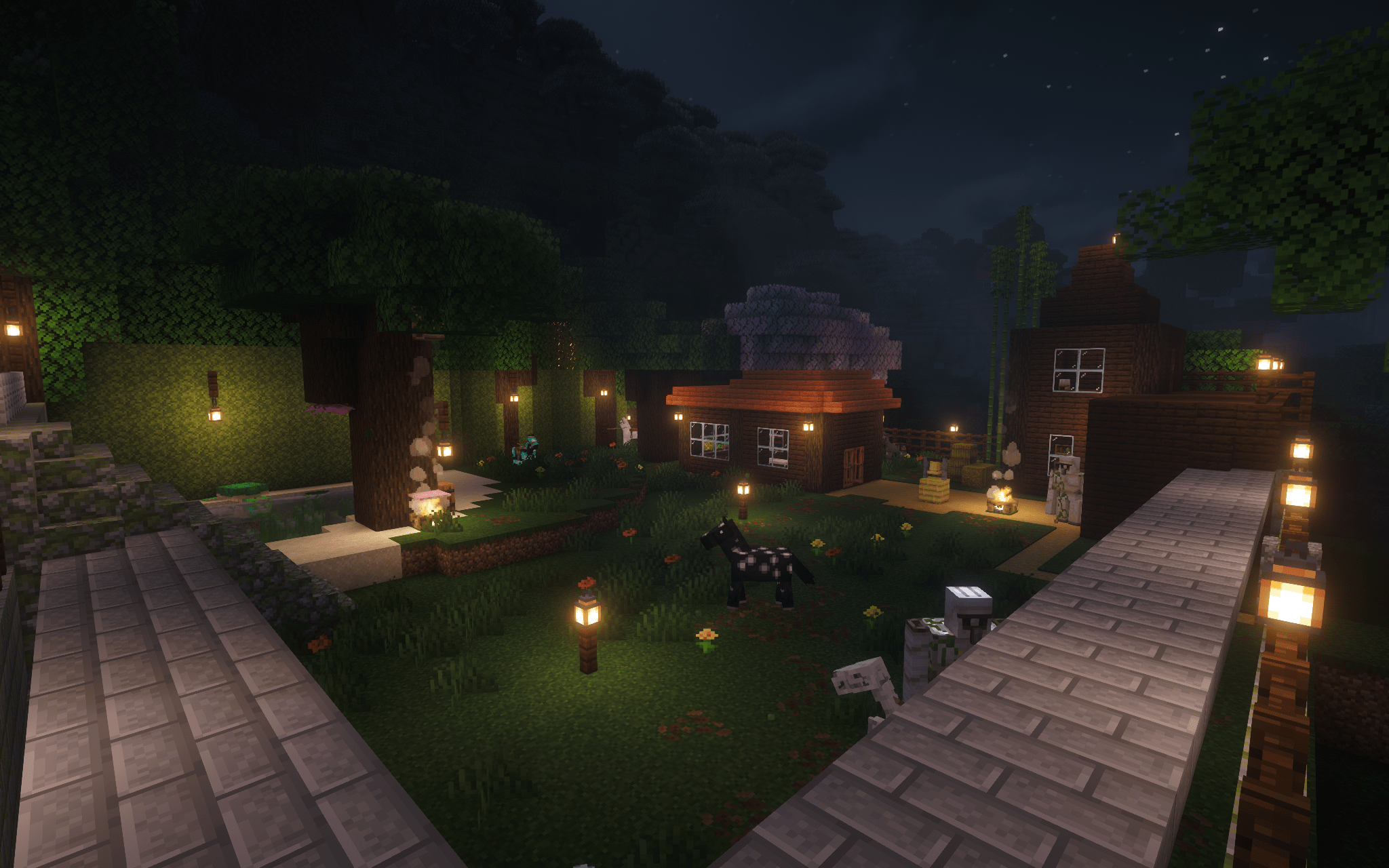 Outside wall platform, perimeter view